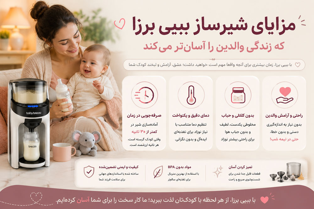 ویژگی های مهم شیر ساز بی بیرزا پرو ادونس