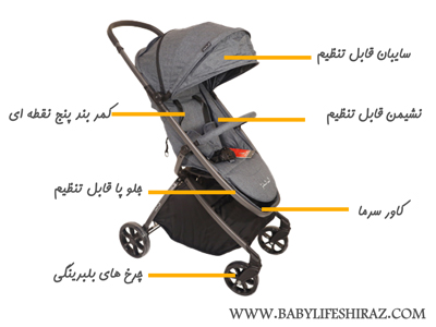 pierre cardin 8828کالسکه