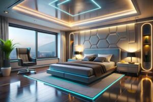 نور پردازی اتاق خواب در دکور
