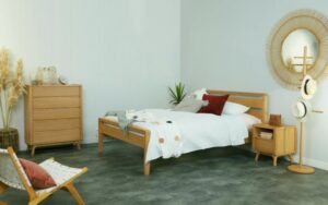سرویس خواب چوبی با دراور