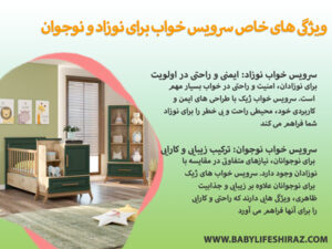 اتاق کودک و نوازد که سرویس خواب ژیک در آن است
