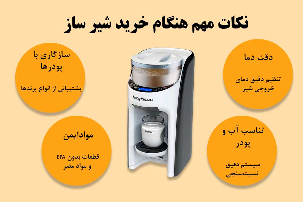 نکات مهم هنگام خرید شیر ساز