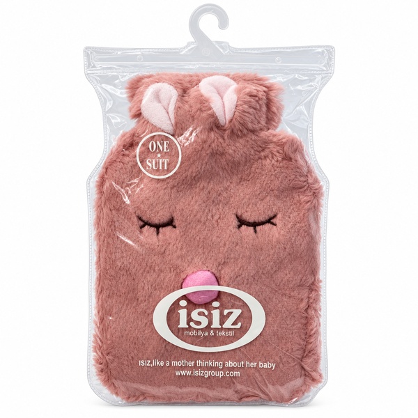 کیسه آب گرم پولیشی طرح خرگوش در ابعاد 17*24 ایسیز isiz