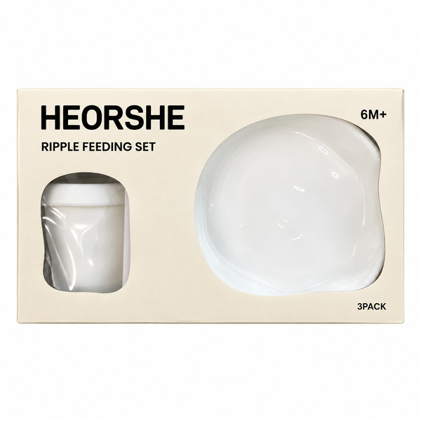 ست ظرف کودک 3 تکه سیلیکونی هی اورشی heorshe