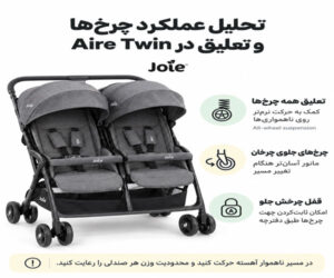 تحلیل عملکرد چرخ ها و تعلیق در Aire Twin
